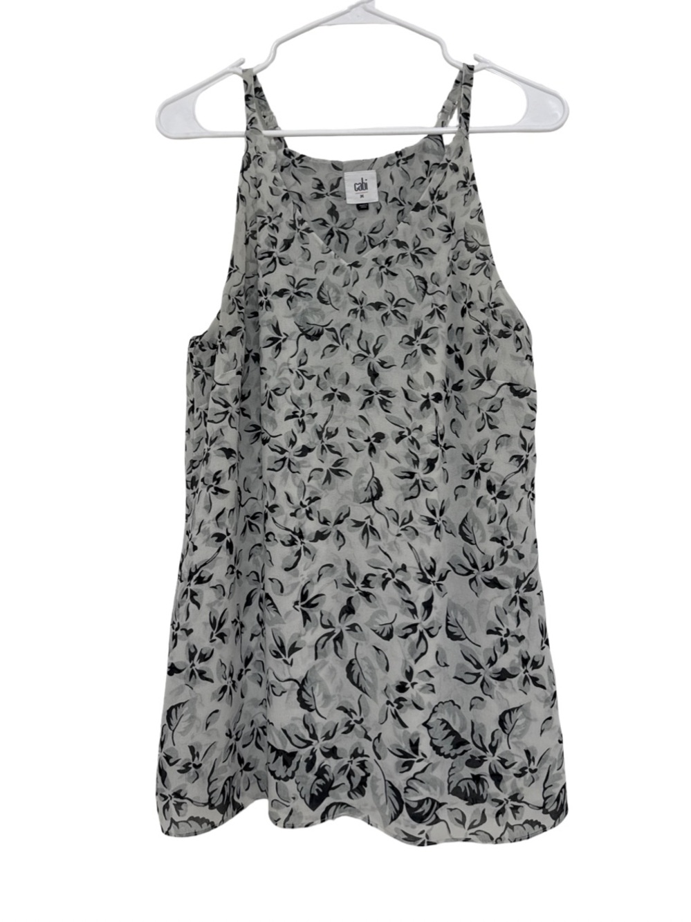 CAbi Floral Tank Top Blouse Women’s Medium